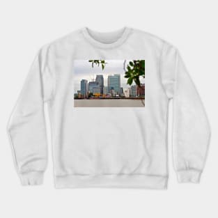 Canary Wharf London Docklands England UK Crewneck Sweatshirt